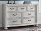 Montelaine - Antique White - Dresser