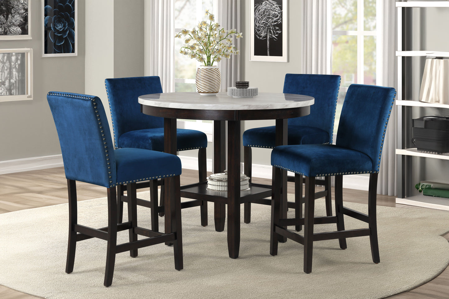 Celeste - Round Counter Table Set