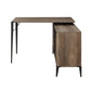 Zakwani - Writing Desk - Rustic Oak & Black Finish - 31"