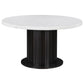 Sherry - Round Marble Top Dining Table Set