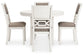 Erinberg - Antique White - Dining Room Table Set (Set of 5)