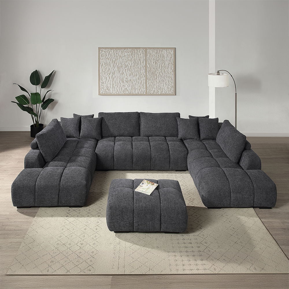 Chosen - Sectional Sofa With 3 Pillows