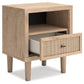 Cielden - Two-Tone - One Drawer Night Stand