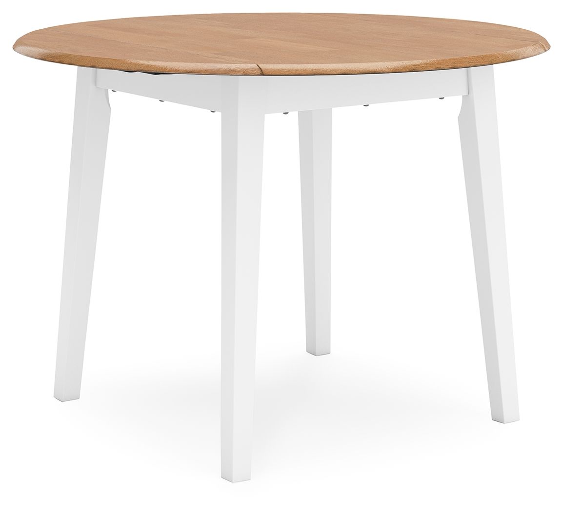 Gesthaven - Round Dining Room Drop Leaf Table Set