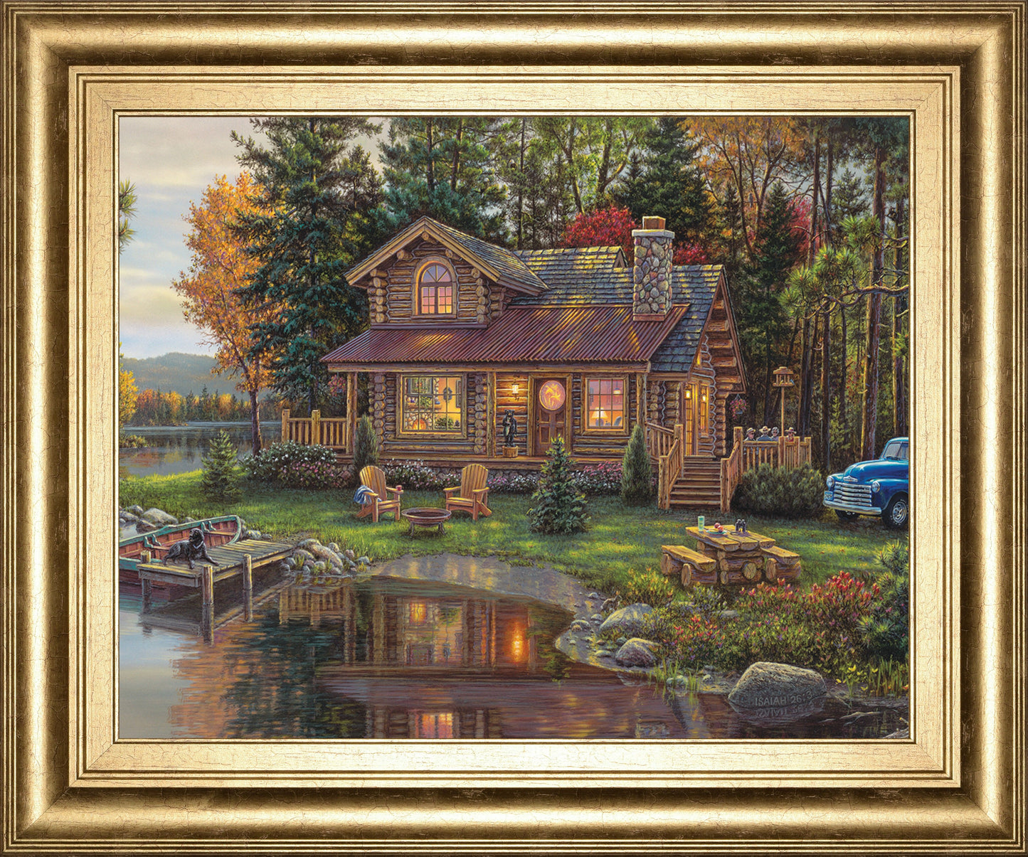 Peace Like A River Cabin By Kim Norlien - Light Brown