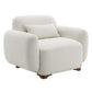 Darius - Chair With Pillow - Beige Boucle