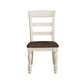 Britta - Side Chair (Set of 2) - Walnut & White Washed