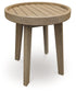 Marina Sun - Beige - Round End Table