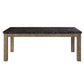 Charnell - Dining Table - Marble & Oak Finish