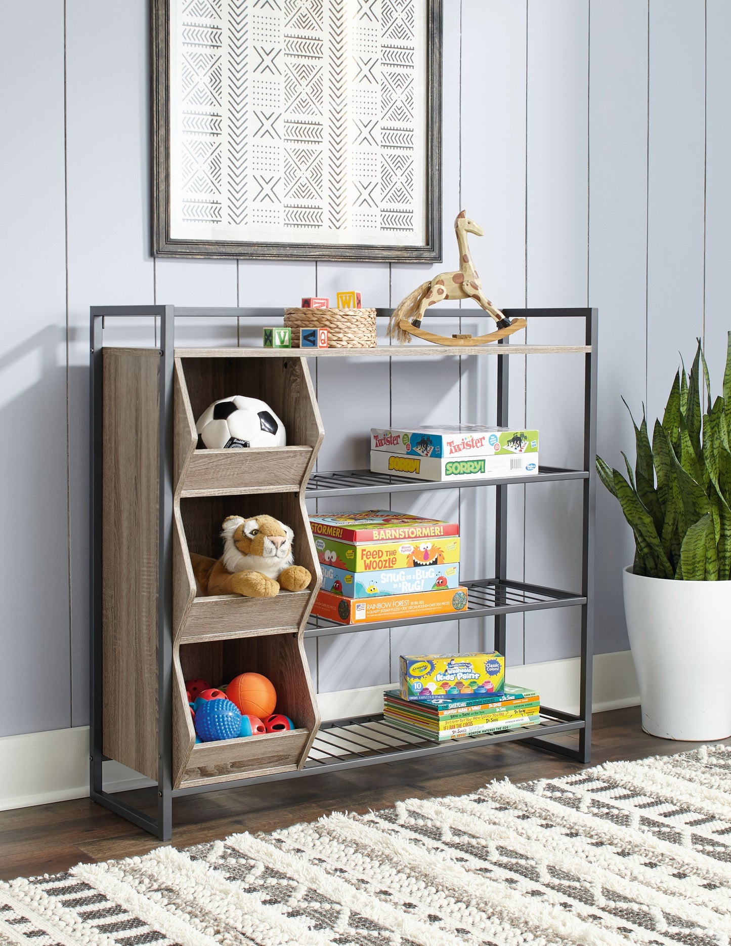 Maccenet - Grayish Brown / Gunmetal - Shoe Rack