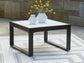 Beachloft - Black / Gray - Square Cocktail Table