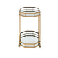 Lacole - Serving Cart - Champagne & Mirror