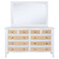 Bexhill - 10-Drawer Dresser And Mirror - White