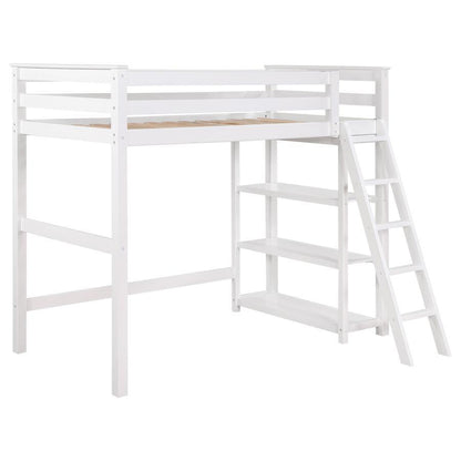 Anica - 3-Shelf Wood Loft Bed