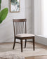 Everton - Wood Dining Side Chair (Set of 2) - Dark Walnut