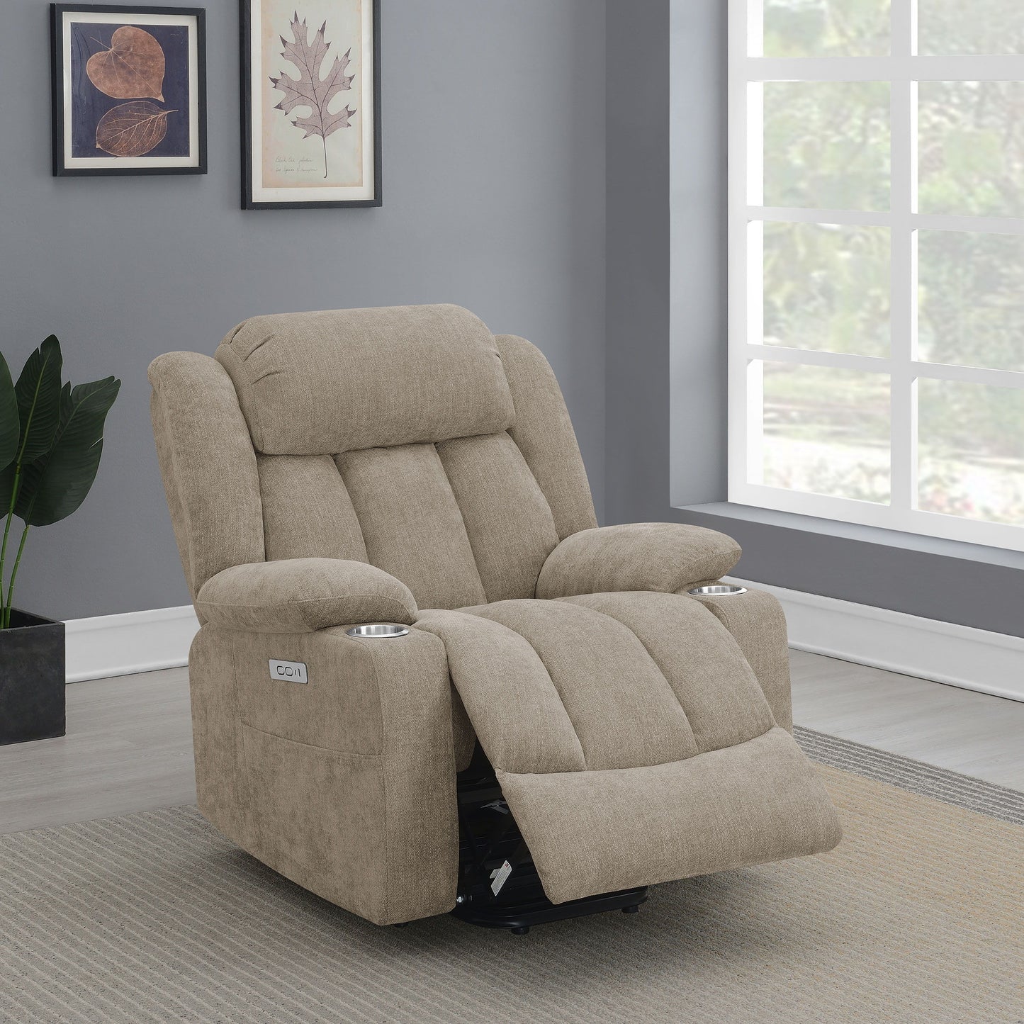 Houston - Upholstered Power Lift Recliner Chair