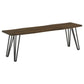 Topeka - Live Edge Wood Dining Bench - Mango Cocoa