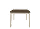 Fedele - Dining Table - Weathered Oak & Cream Finish