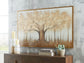 Dalewick - Brown / Gray / Gold Finish - Wall Art