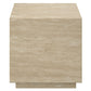 Deon - End Table - Beige Travertine