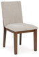 Kraeburn - Beige / Brown - Dining Upholstered Side Chair (Set of 2)