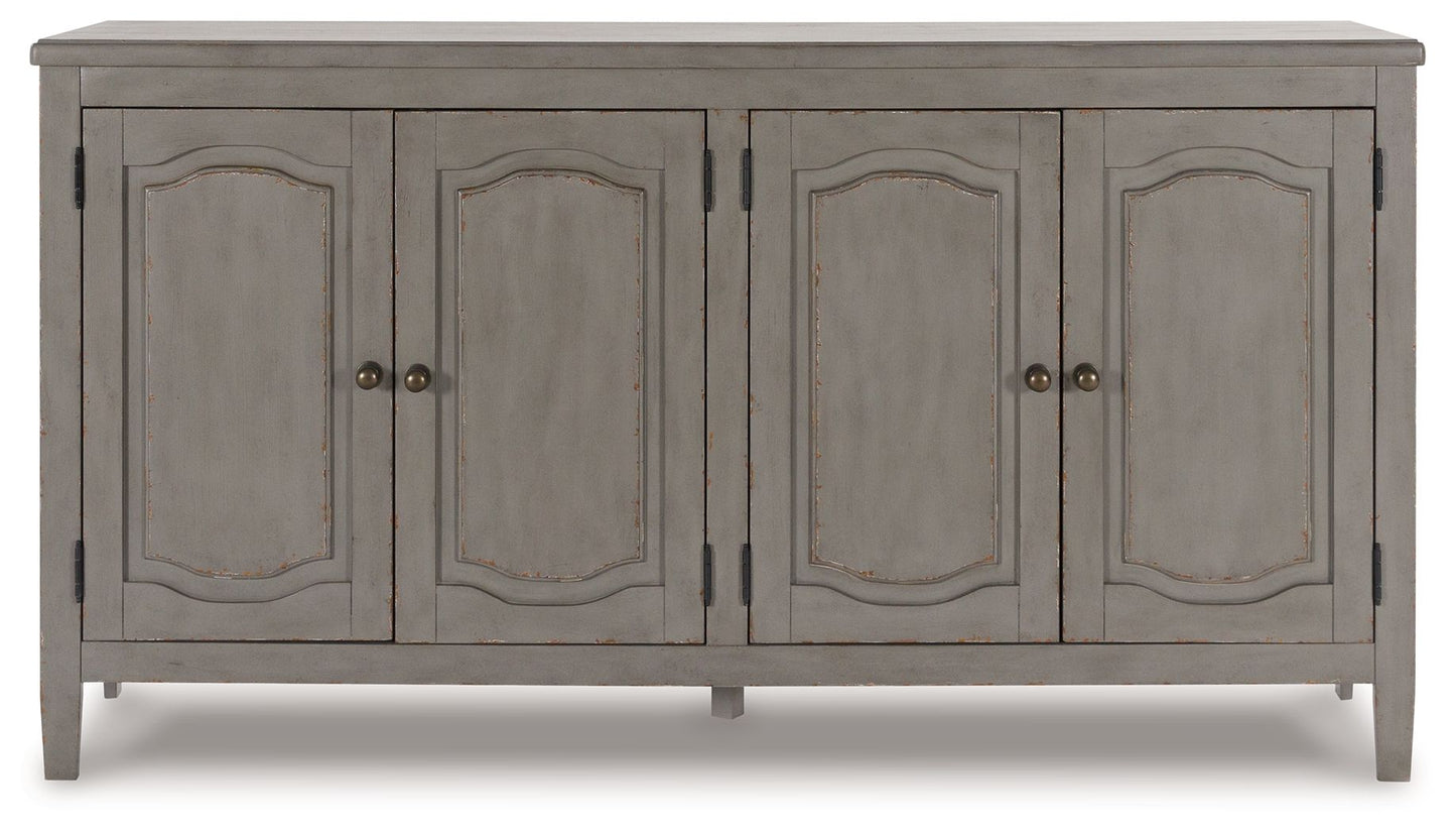 Charina - Antique Gray - Accent Cabinet