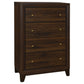 Welsley - 4-Drawer Chest Of Drawers - Walnut