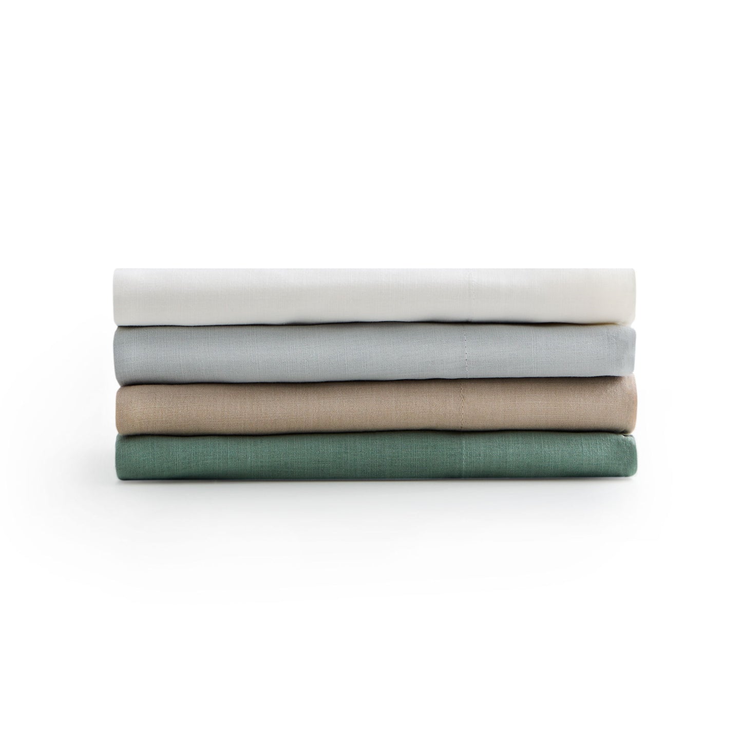 Linen-Weave Cotton - King Sheet Set - Fog