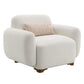 Darius - Chair With Pillow - Beige Boucle