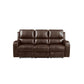 Linton - Leather Sofa With dual Recliner