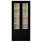 Hawthorne - 4-Shelf Glass Door Tall Cabinet With Drawers