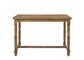 Farsiris - Counter Height Table - Weathered Oak Finish