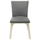 Biloxi - Upholstered Dining Side Chair (Set of 2) - Gray