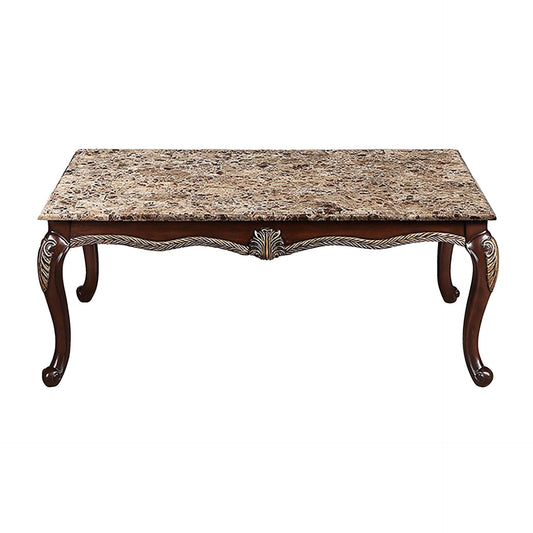 Maximus - Marble Cocktail Table - Dark Brown