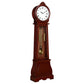 Narcissa - Grandfather Clock With Adjustable Chime - Brown Red