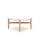 Solstice - Coffee Table With Terrazo Top - White