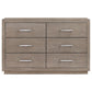 Kenora - 6-Drawer Dresser - Barley Brown