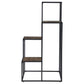 Rito - 4-Tier Multi-Display Shelf - Rustic Brown And Black