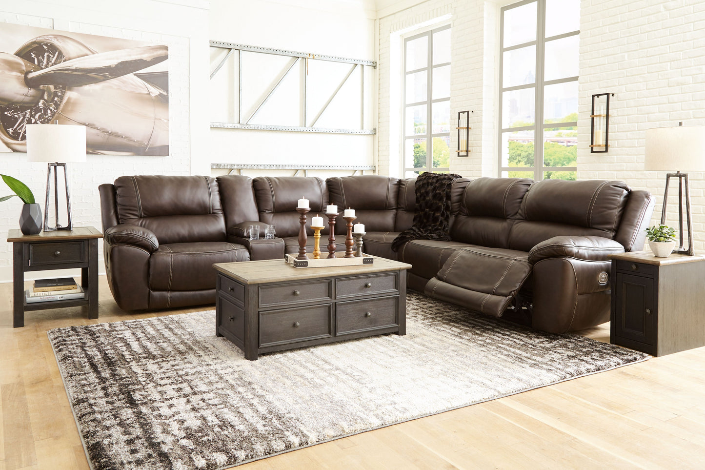 Dunleith - Power Reclining Sectional