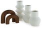 Carterworth - White / Brown - Accessory Set (Set of 5)