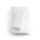 Linen-Weave Cotton Twin Long Sheet Set - White