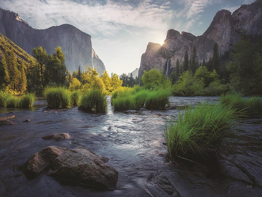 Yosemite Valley By Martin Podt Photography (Framed) - Green