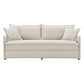 Elisea - Sofa With Sleeper - Beige Fabirc