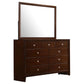 Serenity - Rectangular 9-drawer Dresser With Mirror