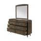 Rex - Dresser & Mirror - Brown