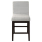 Edwyn - Counter Height Chair (Set of 2) - Gray Linen & Espresso Finish