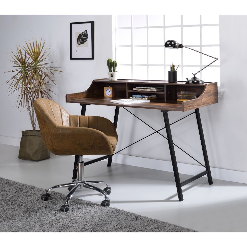 Sange - Desk - Walnut & Black