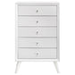 Janelle - 5-Drawer Bedroom Chest - White