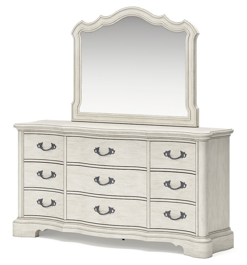 Arlendyne - Antique White - Dresser And Mirror