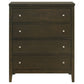 Wilkes - 5-Drawer Chest Of Drawers - Dark Cocoa